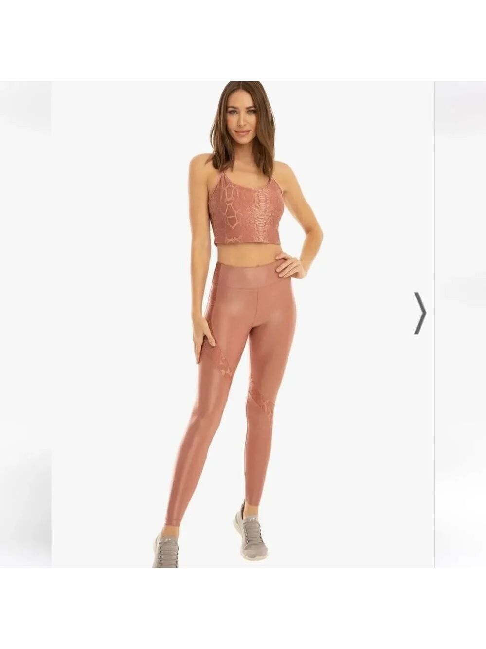 KORAL INFINITY High Rise Legging - Reptile Sand
